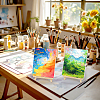 28Pcs Folding Wood Tabletop Easel AJEW-WH0709-313-6