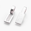 Tibetan Style Alloy Glue-on Flat Pad Bails LS-TIBE-4710-S-RS-1