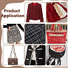Tartan Chemical Fiber Fabric DIY-WH0591-521B-5