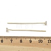 Brass Micro Pave Clear Cubic Zirconia Head Pins KK-M306-09G-04-4