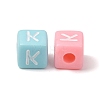 Opaque Acrylic European Beads AC-CBA7A73-01K-2