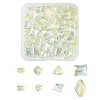 Electroplate Transparent Glass Beads EGLA-YW0003-22D-1