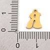 201 Stainless Steel Charms STAS-U016-01G-R-3