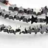 Star Non-magnetic Synthetic Hematite Beads Strands G-P061-23-1