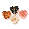 304 Stainless Steel Enamel Pendants SA-K001-02G-1