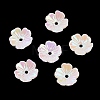 UV Plating Opaque Acrylic Bead Cap OACR-K001-41-4