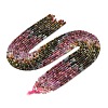 Gradient Color Natural Multicolor Tourmaline Beads Strands G-D110-E02-04-3