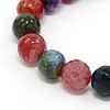 Natural Agate Beads Strands G-O016-10mm-03-2