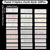 3 Sets 3 Colors Paper Hollow Lace Scrapbook Paper Pads Sets DIY-CP0008-93B-2