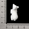 Flocking Opaque Resin Pendants RESI-G123-01B-3