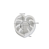 DIY Leaf Shape Food Grade Silicone Candle Holder Molds DIY-F160-07-1