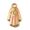 304 Stainless Steel Enamel Pendants STAS-Z199-01G-02-1
