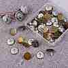 60 Sets 6 Styles Iron Button Pins for Jeans IFIN-SZ0001-11-3