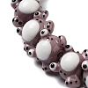 Handmade Lampwork Beads Strands LAMP-Z010-02F-4