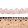 Natural Madagascar Rose Quartz Beads Strands G-B167-A02-10mm-5