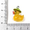 Opaque Resin Pendants FIND-I052-06P-4