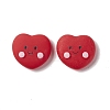 Opaque Resin Cabochons RESI-G031-03-2
