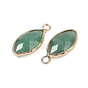 Natural Green Strawberry Quartz Faceted Pendants G-G193-01G-05-2