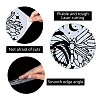 PET Plastic Hollow Out Drawing Painting Stencils Templates DIY-WH0244-271-3