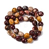 Natural Mookaite Beads Strands G-D0002-D72-5