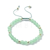 Natural & Dyed Malaysia Jade Braided Bead Bracelets BJEW-JB09987-2