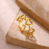 304 Stainless Steel Cuff Open Rings SA-CBA3A85-06G-1