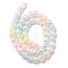 Plating Natural Selenite Beads Strands G-G120-A01-03-05-2