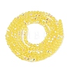 Transparent Glass Beads Strands EGLA-N028-01A-A08-3