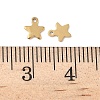 304 Stainless Steel Charms STAS-K306-15A-G-3