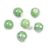 Glazed Porcelain Round Beads PORC-S489-8mm-09-4