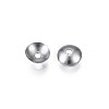 Non-Tarnish 304 Stainless Steel Bead Caps STAS-S057-48A-P-3