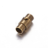 Brass Locking Tube Magnetic Clasps LS-KK-MC077-AB-3