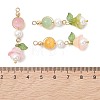 5Pcs Handmade Lampwork Pendants PALLOY-TA00397-4