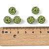 Handcraft DIY Polymer Clay Grade A Rhinestone Pave Disco Ball Beads X-RB-H258-10MM-214-3