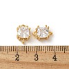 Brass Micro Pave Cubic Zirconia Pendents KK-R210-02G-3