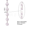 Acrylic Beaded Chains PH-CH-WH0001-01P-2