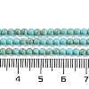 Synthetic Turquoise Beads Strands G-U004-02E-5