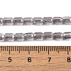 Electroplate Glass Beads Strands EGLA-D031-01-11-4