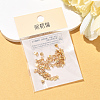 SHEGRACE Brass Bead Cap Bails XGRQ1U791-375G-6