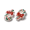 Christmas Opaque Resin Cabochons RESI-K019-30-3