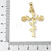 Brass Micro Pave Cubic Zirconia Pendants KK-L257-10G-3