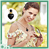 1Pc Natural Gemstone Heart Perfume Bottle Pendant Necklaces NJEW-PH0001-61A-5