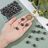 50Pcs Alloy European Beads FIND-BC0019-52B-3