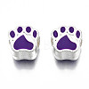 Alloy Enamel European Beads MPDL-T005-003C-RS-2