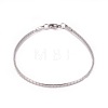 304 Stainless Steel Choker Necklaces and Bangles Jewelry Sets SJEW-L144-A03-P-5