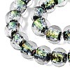 Handmade Foil Glass Beads Strands FOIL-Q002-01A-03-3