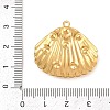 304 Stainless Steel & ABS Plastic Imitation Pearl Pendants STAS-Z185-05G-03-3