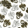 30Pcs 2 Colors Tibetan Style Alloy Pendants TIBEP-FS0001-17-3