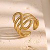 Line 304 Stainless Steel Cuff Open Rings WGE83BC-01-2
