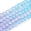 Transparent Glass Beads Strands GLAA-E036-07T-2